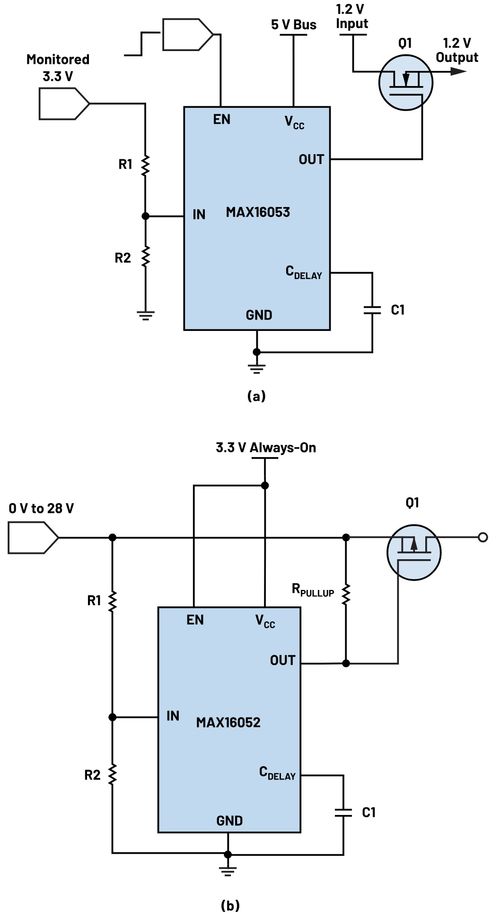 防止掉电状况下系统出错的N/P沟道MOSFET设计策略
